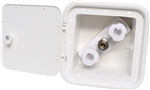 Valterra PF247201 Two-Handle Spray-Away Hot and Cold Outlet Box - White