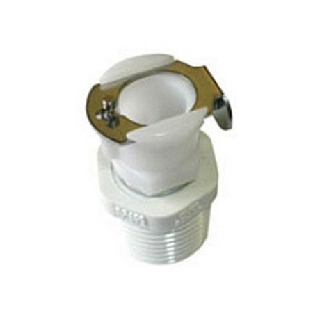 Camco 1/2" Quick Connect Coupling Body With Shut Off Valve
