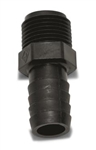 Valterra Fresh Water Male Adapter Fitting, 3/8" MPT x 1/2" Barb
