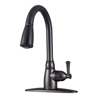 Non-Metallic Venetian Bronze Pull-Down RV Kitchen Faucet