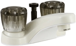 Dura Faucet DF-PL720A-BQ RV Lavatory Faucet With Shower Diverter, Bisque