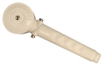 Phoenix Single-Function Shower Head With Trickle Shut-Off - 2.5 GPM - Biscuit