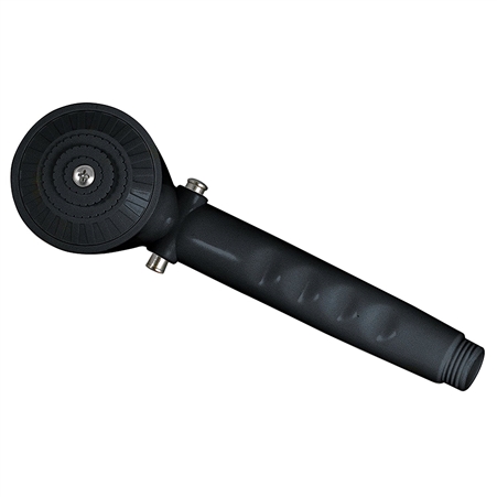 Phoenix Replacement Shower Head For RV Exterior Shower With Trickle Shut-Off - 2.5 GPM - Black