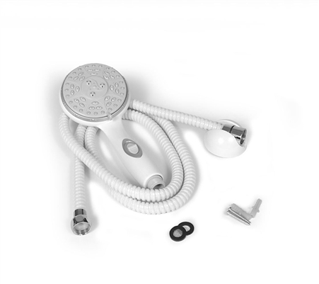 Utopia 20373207 RV Shower Faucet, Chrome With Clear Handles