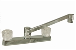Empire Brass U-YJW800F Kitchen Faucet, Single Piece 8" Deck Mount - Chrome