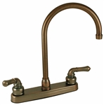 Empire Brass U-YOB800GSOB Single Piece 8" Kitchen Faucet, Gooseneck Spout - Oil Rubbed Bronze