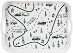 Camco Life is Better at the Campsite Melamine Serving Tray, RV Map Design