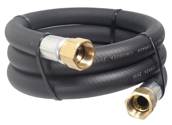 MB Sturgis 100251-240 High Pressure LP Gas Hose, 1/2" ID, 20 Ft, 1/2" Female Flare x 1/2" Female Flare