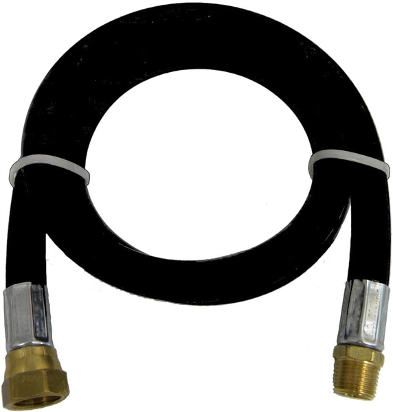 MB Sturgis 100429-36-MBS Low Pressure LP Gas Hose, 3/8" ID x 36", 1/2" Female Flare Swivel x 3/8" Male Pipe Thread