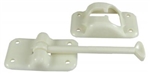 JR Products 10424 3-1/2" T-Style Door Holder, Colonial White