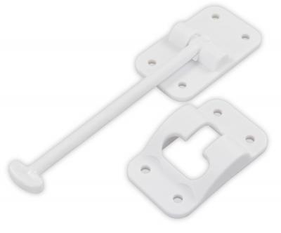 JR Products 10444 6" T-Style Door Holder, Polar White