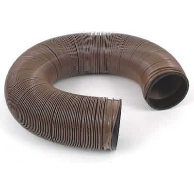 Valterra D04-0015 EZ Flush Sewer Drain Hose 10' Extended, 12 Mil Vinyl, Bronze