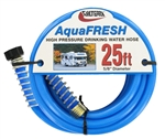 Valterra W01-9300 AquaFRESH High-Pressure RV Fresh Water Hose - 25' x 5/8" ID