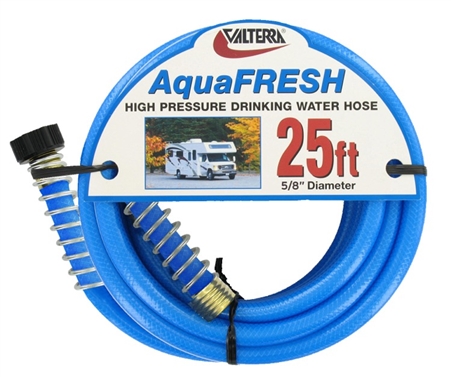 Valterra W01-9300 AquaFRESH High-Pressure RV Fresh Water Hose - 25' x 5/8" ID
