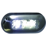 T-H Marine LED Oblong Courtesy Light, Surface Mount, White