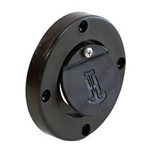 T-H Marine Boat Flapper Scupper Adapter, 1" To 1-1/4" Drain Tube, Black