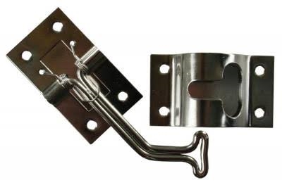 JR Products 11765 Stainless Steel 45-Degree T-Style RV Entry Door Holder