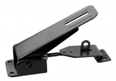 JR Products 11845 Black Fold-Down Camper Latch and Catch