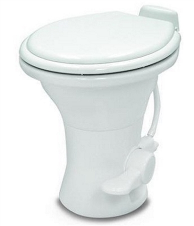 Dometic 302310081 Ceramic 310 Series RV Toilet With Hand Sprayer - White