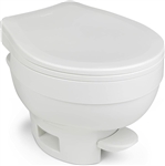 Thetford 31833 Aqua-Magic V Low Profile Toilet With Pedal Flush - White