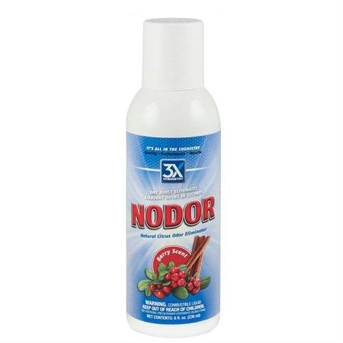 3X Chemistry 321 Nodor Odor Eliminator Air Freshener, Berry Scent, 8 Oz