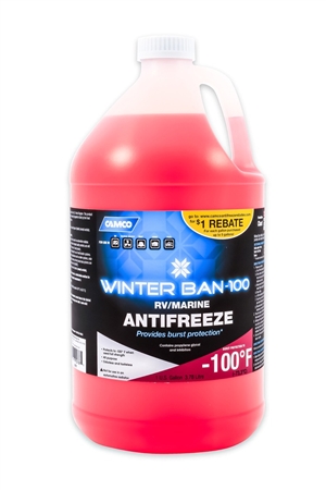 Camco 30787 Winter Ban Antifreeze -100Â°F