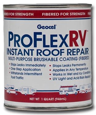 Geocel Pro Flex RV 1 Quart Instant Roof Repair - Clear