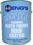 Heng's 43128-4 Alkyd Fibered Roof Coating - 1 Gallon Aluminum