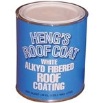 Heng's 45032 Alkyd Fibered Roof Coating - 1 Quart White