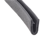 AP Products 018-3006 Weather Stripping Clip-On Trim Seal - Black
