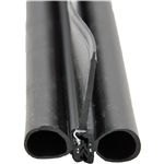 AP Products 018-479 Slide-On Clip Double Bulb Seal With Wiper - 2" x 3" x 28'