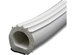 AP Products 018-1097 Ribbed D-Seal With Tape- 1" x 1" x 50 Ft - White