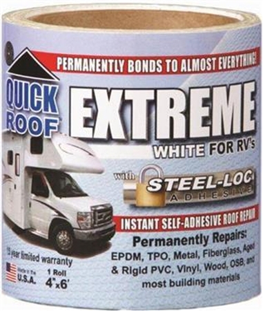 CoFair Products UBE406 Quick Roof Extreme White - 4" x 6' Tape