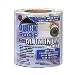 CoFair Products WQR625 Quick Roof Aluminum White Roof Repair Tape - 6" x 25'