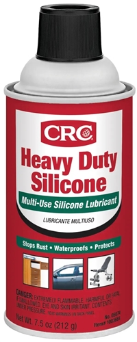 CRC Industries 05074 Heavy-Duty Multi-Use Silicone Lubricant, 7.5 Oz