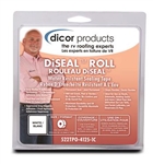 Dicor 522TPO-4125-1C DiSeal Roll Water Resistant Sealing Tape, 12.5' x 4", White