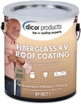 Dicor RP-FRCT-1 Fiberglass RV Roof Coating, 1 Gallon - Tan