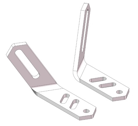 Husky Towing 31401 Left And Right Angle Bracket Kit