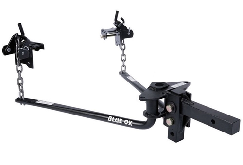 Blue Ox BXW1200 Round Bar Weight Distribution Hitch - 1,200 Lbs Tongue Weight