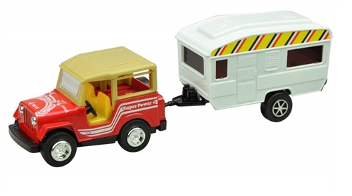 Prime Products 27-0010 Jeep And Trailer RV Die-Cast Collectible