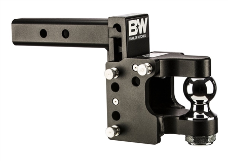 B&W Hitches TS20055 Tow and Stow Pintle Hitch with 2" Ball - 8-1/2" Drop - 4-1/2" Rise