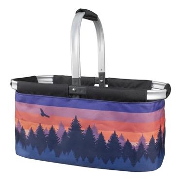 Camp Casual CC-010SSB Collapsible Picnic Basket, Scenic Sunset Design