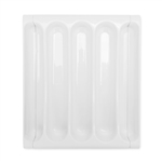 Camco 43503 Adjustable RV Cutlery Tray - White