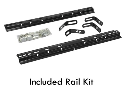 Reese Pro Series 30056 15K 5th Wheel Hitch With Rail Kit