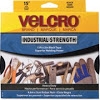 Velcro 90200 Industrial Strength Sticky Back Tape, 4" White Strips