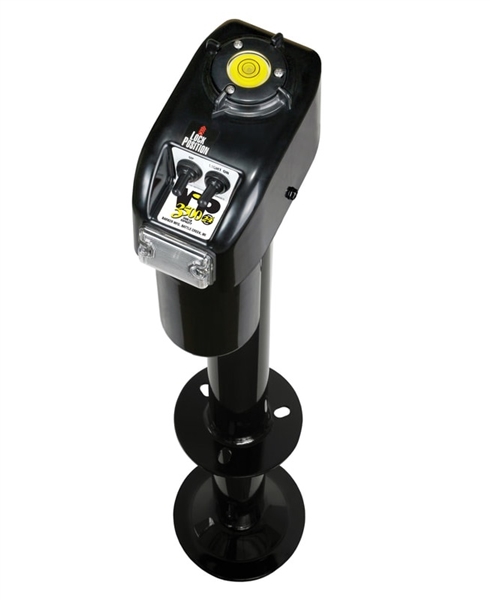 Barker VIP 32454 Electric A-Frame Tongue Jack - 18" Black