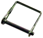JR Products 01224 Trailer Coupler Snap-Lock Safety Pin Clip, 1/4" Diameter, 1-3/4" Usable Length