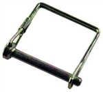 JR Products 0 Trailer Coupler Snap-Lock Safety Pin Clip, 1/4" Diameter, 1-3/4" Usable Length
