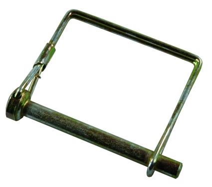 JR Products 01294 Trailer Coupler Snap-Lock Safety Pin Clip, 1/4" Diameter, 2" Usable Length