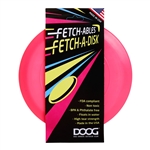 Doog FFS01 Fetch-Ables Fetch-A-Disk Frisbee - Pink